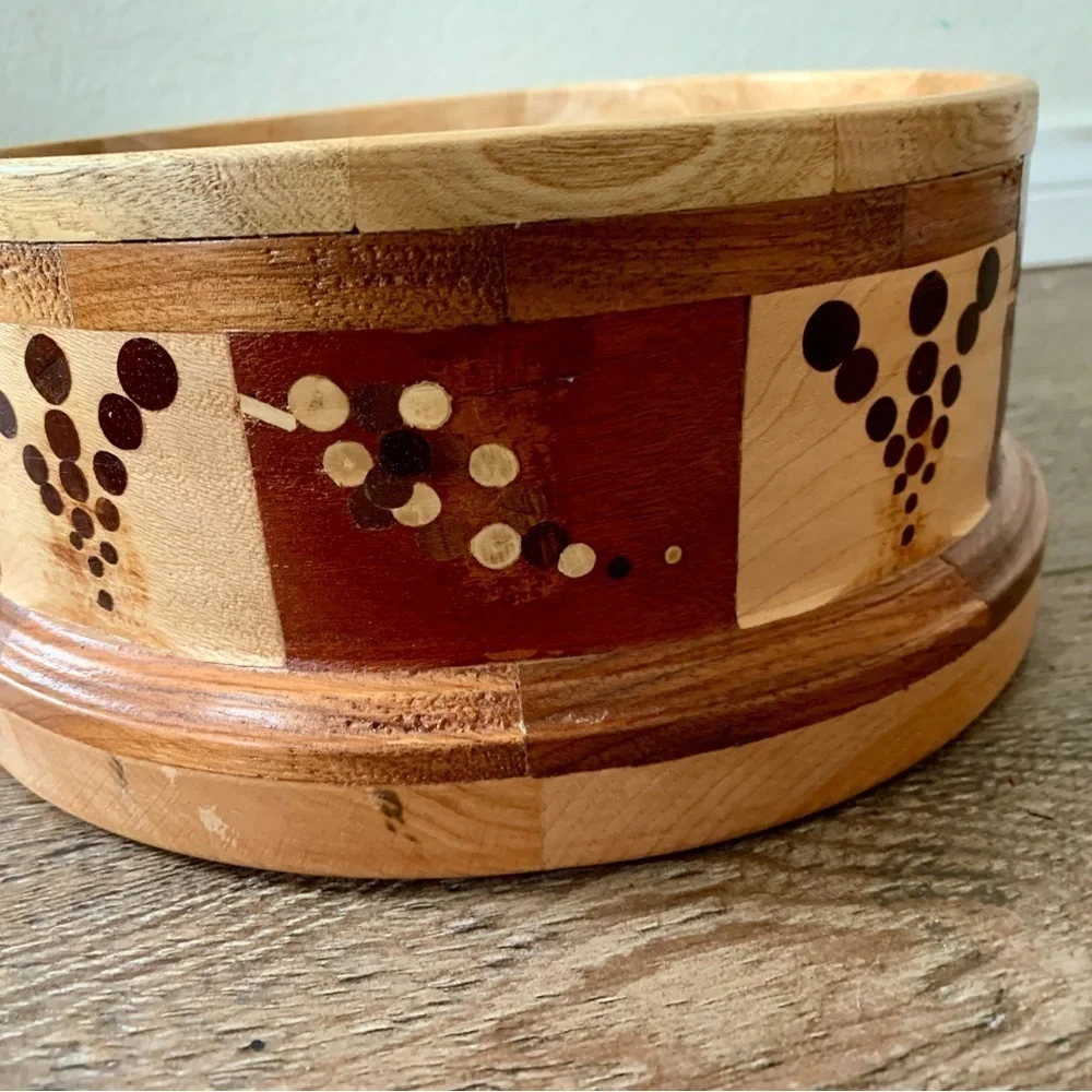 Vintage Wooden Bowl